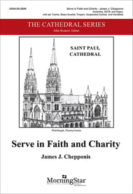 Serve in Faith and Charity SATB choral sheet music cover Thumbnail